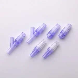 medical usage extension tube with needle free connector
