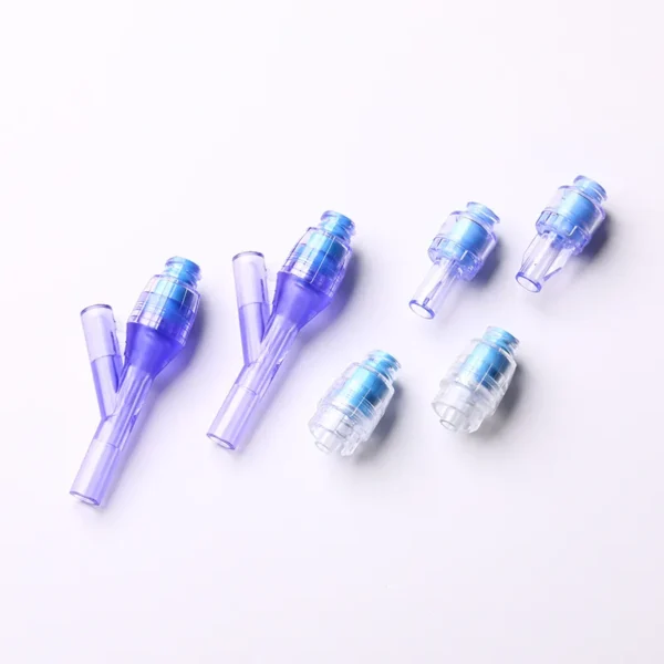 medical usage extension tube with needle free connector